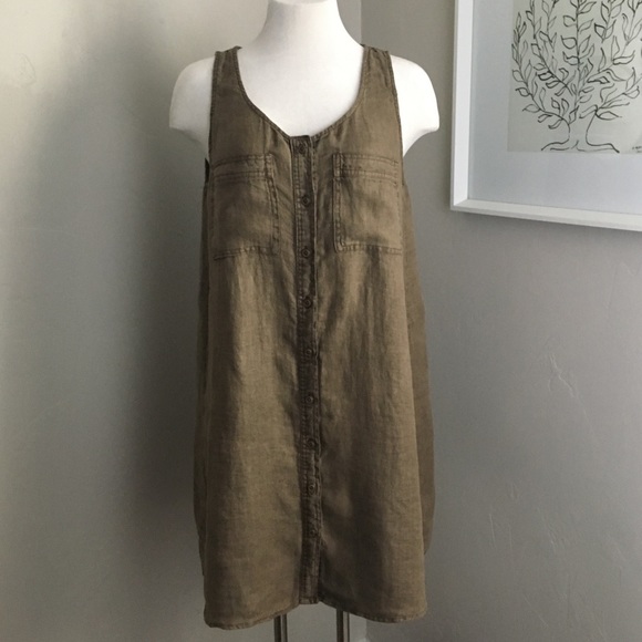 nicole miller linen dress